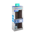Fantasy X-tensions Elite 9 in. Silicone Mega Extension Sleeve 3 in. Vibrating Brown - Fantasies Boutique