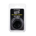 Rock Solid Convex Black C Ring in a Clamshell - Fantasies Boutique