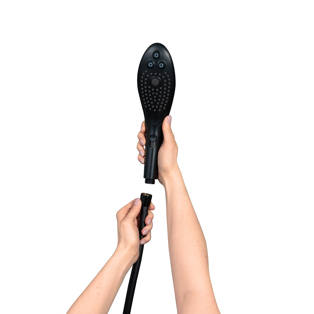 Womanizer Wave Shower Head Masturbator Black - Fantasies Boutique