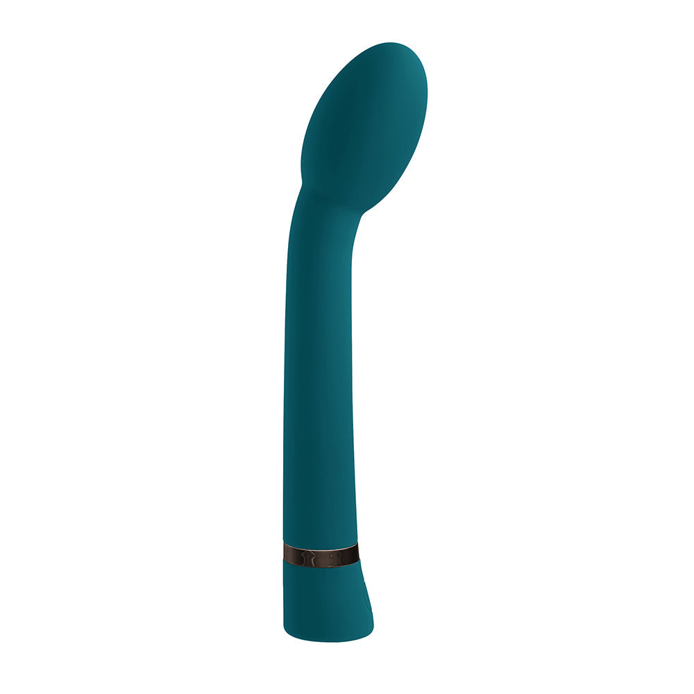Playboy On The Spot Rechargeable Silicone G-Spot Vibrator Deep Teal - Fantasies Boutique