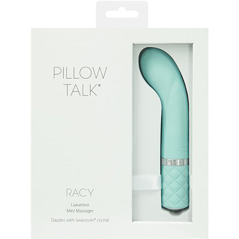 Pillow Talk Racy Mini Massager Teal - Fantasies Boutique
