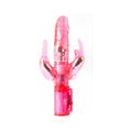 Pipedream Total Ecstasy Triple Stimulator Vibe Dual-Entry Rabbit Vibrator Pink - Fantasies Boutique