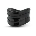 Stay Hard Beef Ball Stretcher Snug 1 in. Black