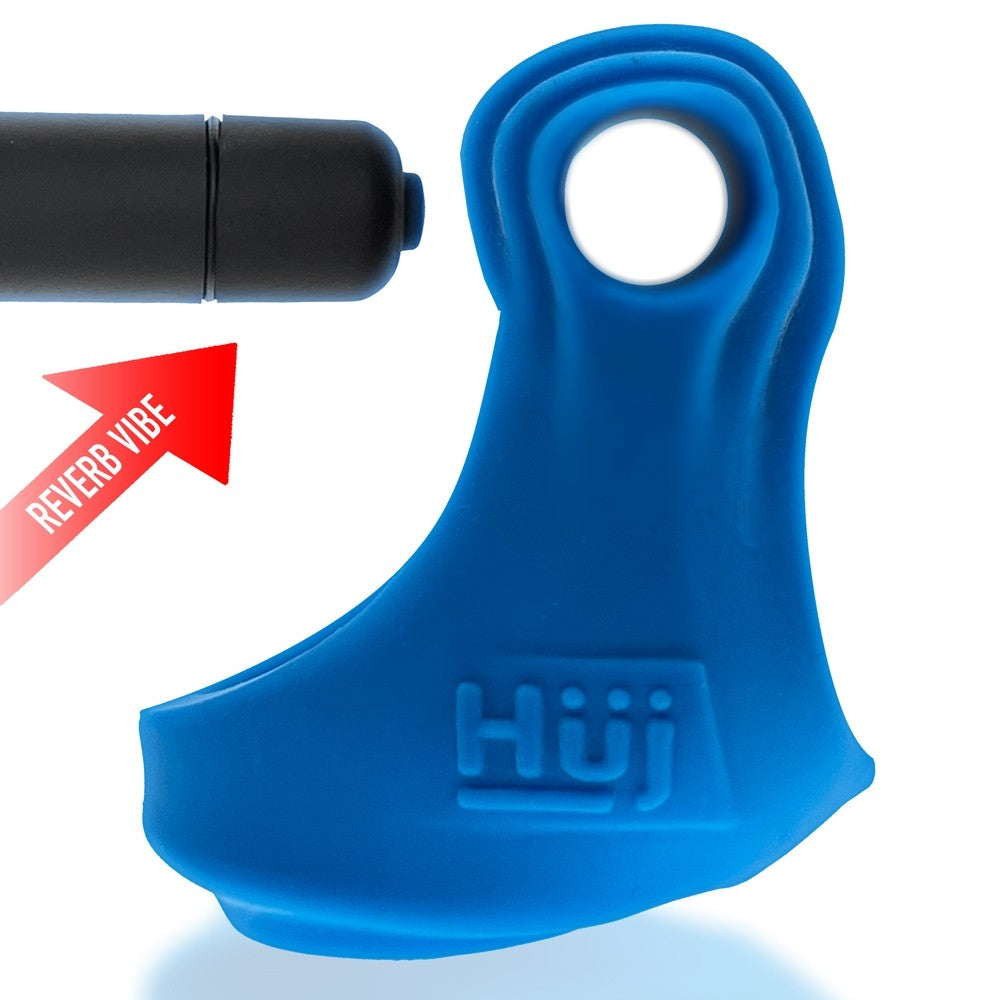 Hunkyjunk Revsling Cock & Ball Sling with Bullet Vibrator Teal - Fantasies Boutique