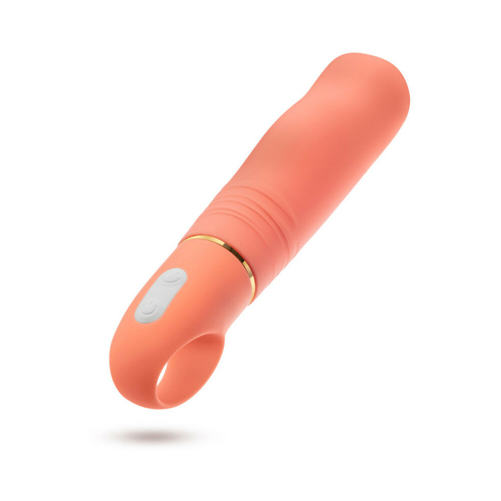 Aria Smokin' AF Silicone Vibrator Coral - Fantasies Boutique