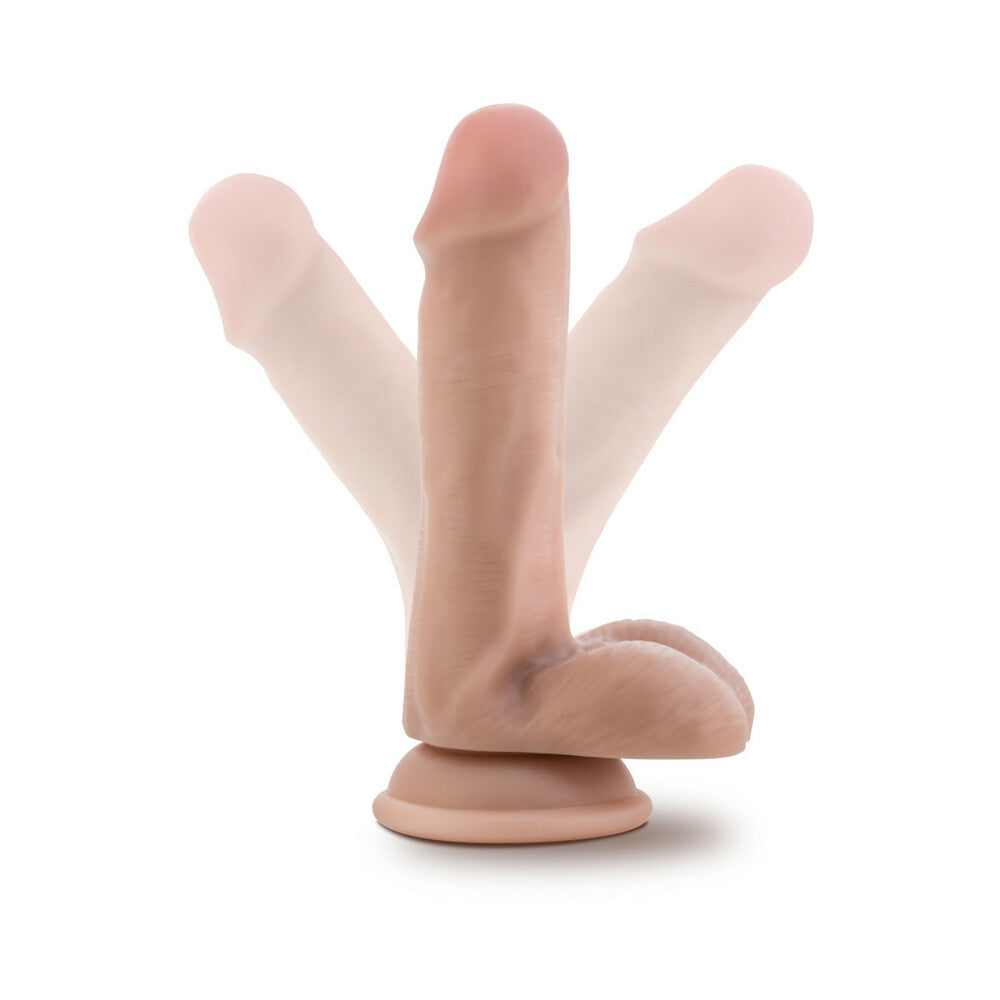 Dr. Skin Dr. Jeffrey 6.5 in. Dildo with Balls Beige - Fantasies Boutique