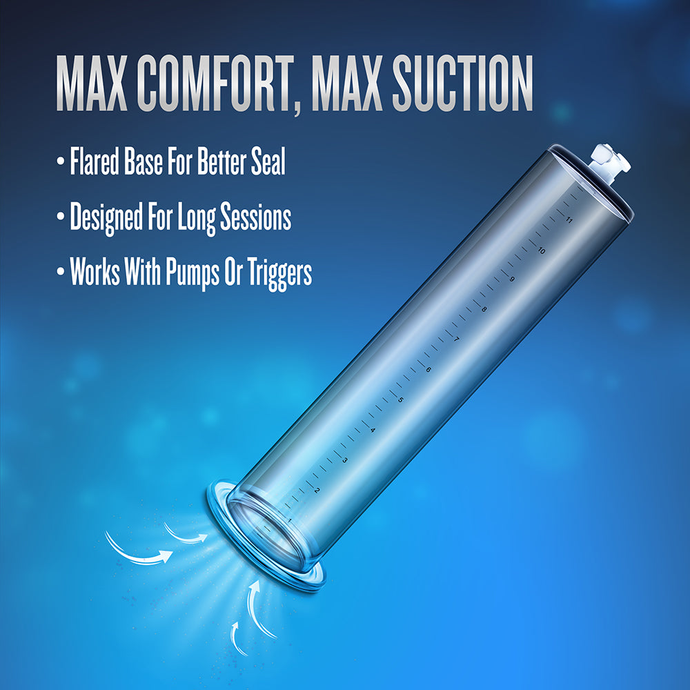 Performance - 12in x 2.5in Penis Pump Cylinder - Clear