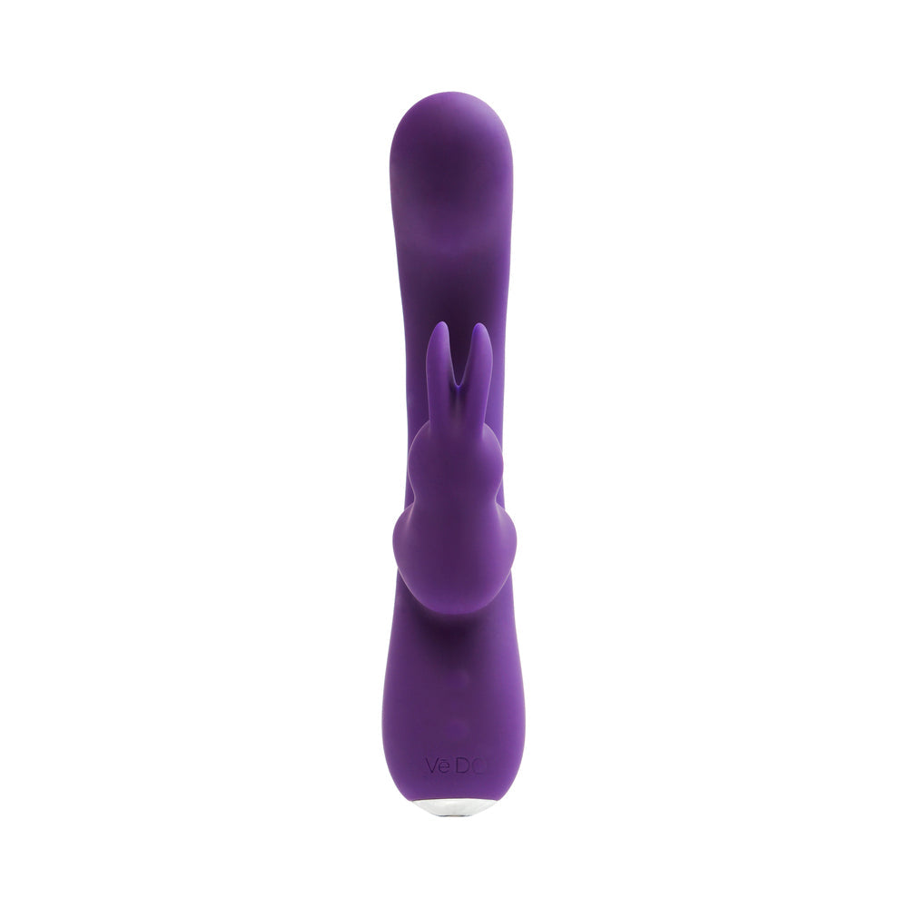 VeDO Kinky Bunny Rechargeable Rabbit Vibrator - Deep Purple - Fantasies Boutique