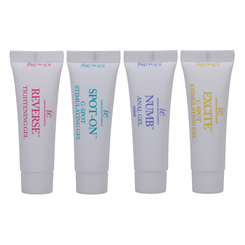 Intimate Enhancements Intensify Pleasure Fishbowl Display 100 pcs .35 oz Tubes - Fantasies Boutique