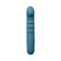 Evolved Queen Of All Trades Rechargeable Silicone Thrusting and Rotating Vibrator Teal