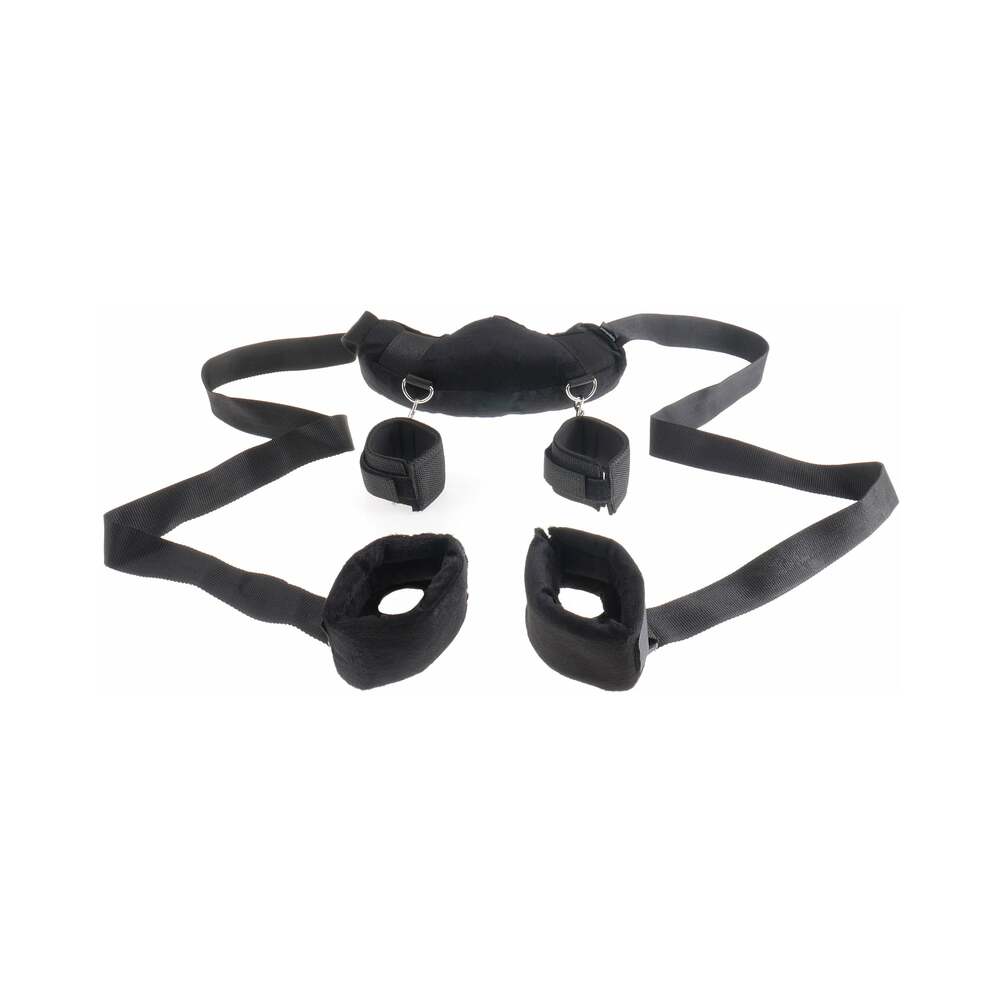 Fetish Fantasy Series Adjustable Position Master with Cuffs Black - Fantasies Boutique