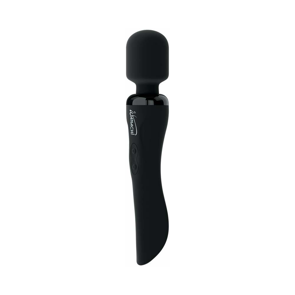 Wanachi Body Recharger Rechargeable Silicone Wand Vibrator Black - Fantasies Boutique