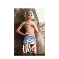 Fantasy Lingerie Vibes Plur Holographic Cut Out Skirt Separate Aqua Holo M/L - Fantasies Boutique