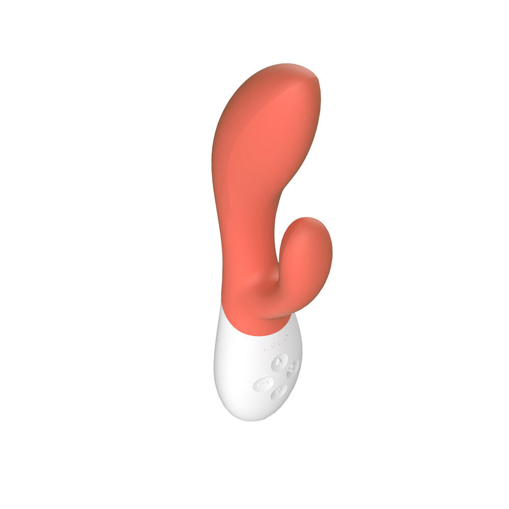 LELO INA 3 Rechargeable Dual Stimulator Coral Red - Fantasies Boutique