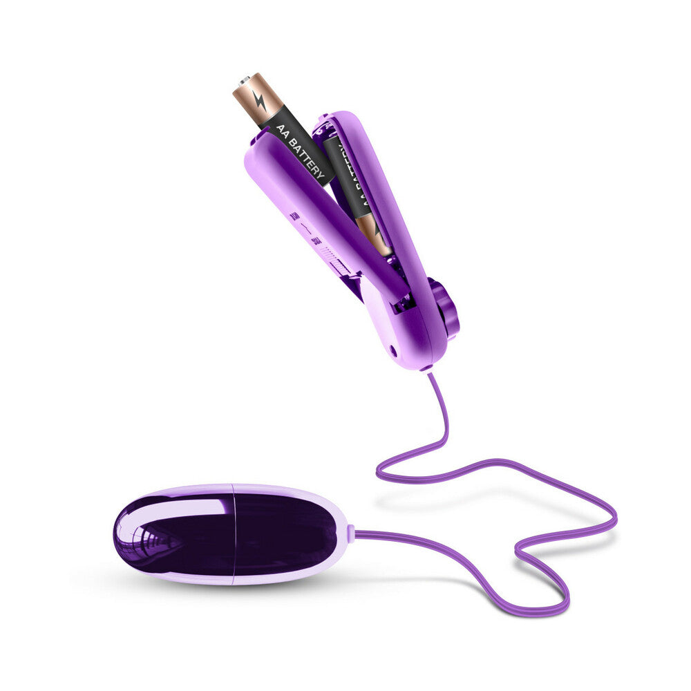 B Yours Power Bullet Remote-Controlled Egg Vibrator Purple - Fantasies Boutique