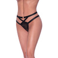 Magic Silk Rude Awakening Cheeky Panty Black S/M - Fantasies Boutique