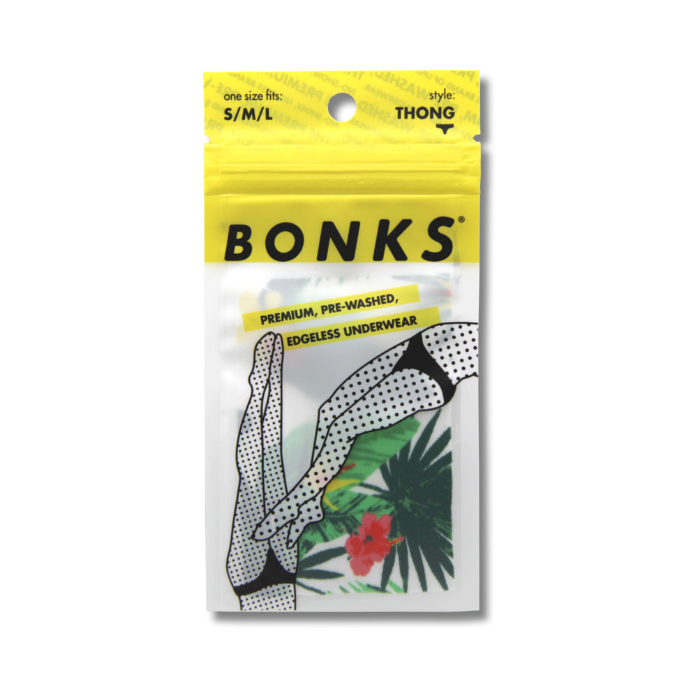 Bonks Tropic Like It's Hot Seamless Thong O/S - Fantasies Boutique