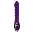 Playboy Hop To It Rechargeable Thrusting Silicone Dual Stimulation Vibrator Acai - Fantasies Boutique
