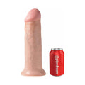 King Cock 12 in. Cock Realistic Dildo With Suction Cup Beige - Fantasies Boutique