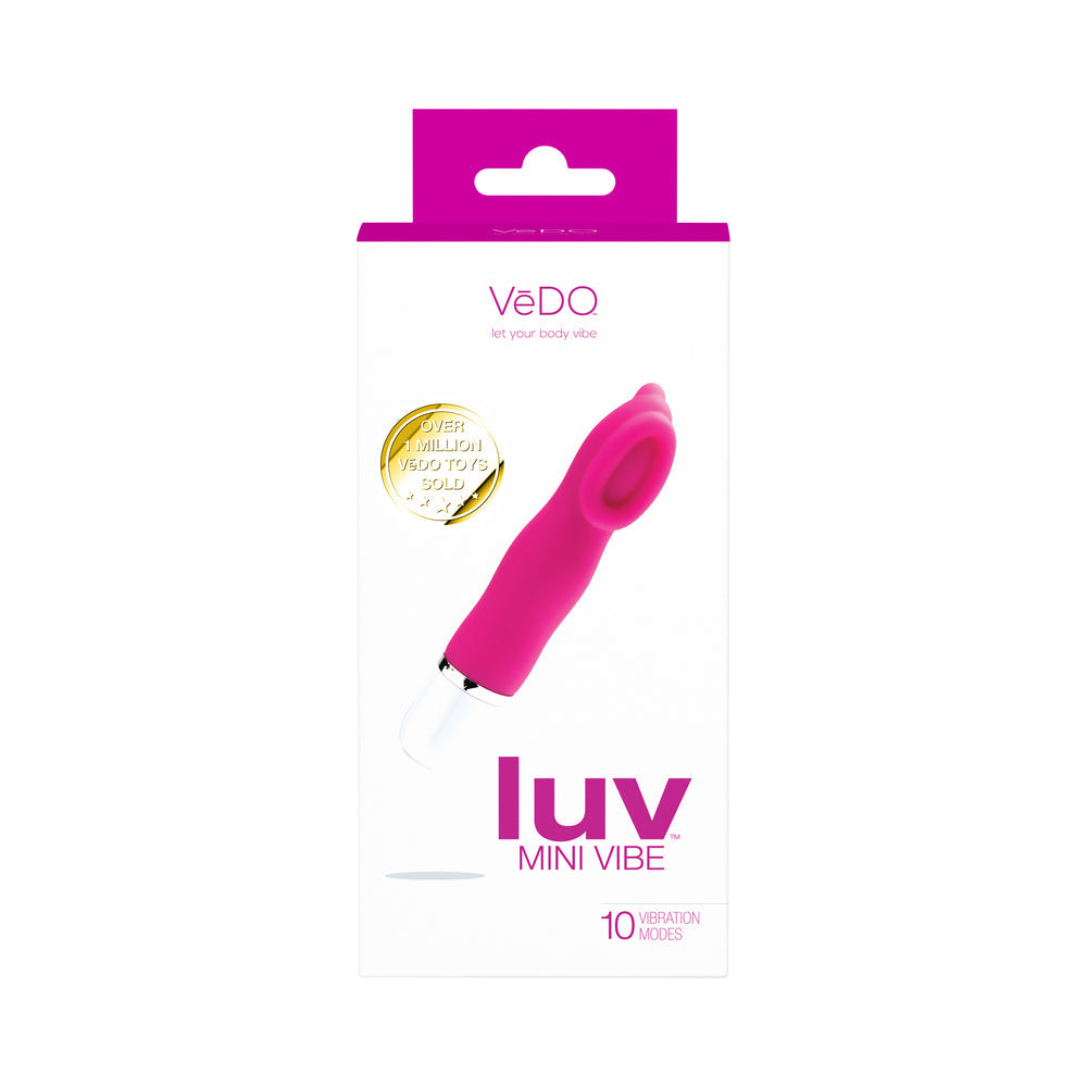 VeDO Luv Mini Vibe Hot In Bed Pink - Fantasies Boutique