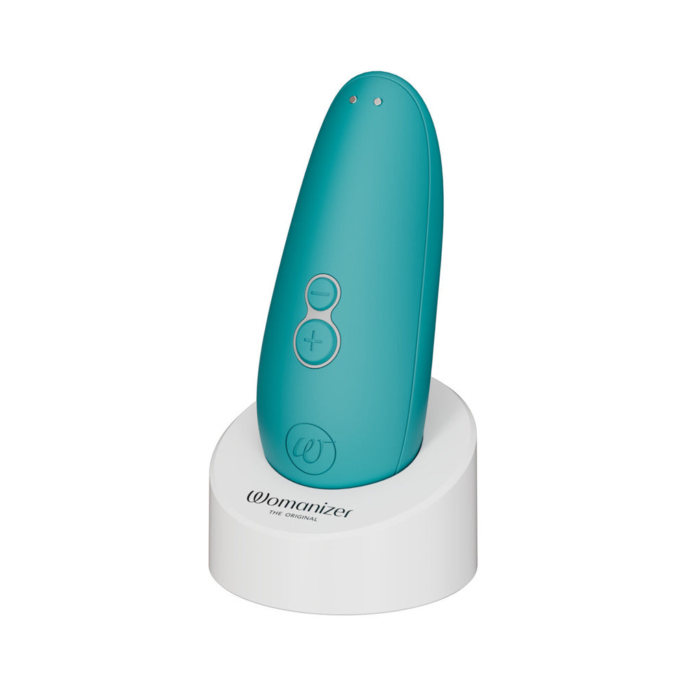 Womanizer Starlet 3 Rechargeable Silicone Compact Pleasure Air Clitoral Stimulator Turquoise - Fantasies Boutique