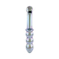 Gender X Lustrous Galaxy Wand 7.3 in. Dual-Ended Glass Dildo Multi-Color