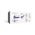 Strap-On-Me Rechargeable Remote-Controlled Silicone Vibrating Bendable Strap-On Purple M - Fantasies Boutique