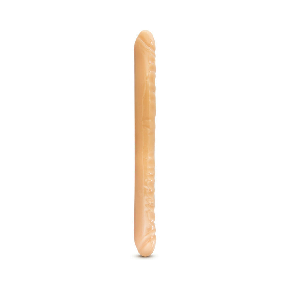 Blush B Yours 18 in. Double Dildo Beige - Fantasies Boutique