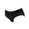 SpareParts Tomboi Cover Brief Style Underwear Harness Nylon Black/Black XL