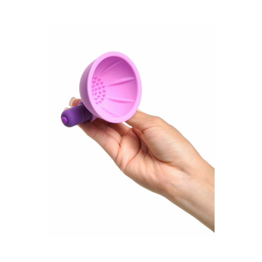 Fantasy For Her Silicone Vibrating Breast Suck-Hers Purple - Fantasies Boutique
