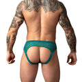 Male Power Ripple Moon Jock Teal S/M