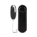 B Yours Silver Power Bullet Remote-Controlled Egg Vibrator Black - Fantasies Boutique
