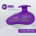 Blush Wellness Palm Sense Rechargeable Silicone Vibrator Purple - Fantasies Boutique
