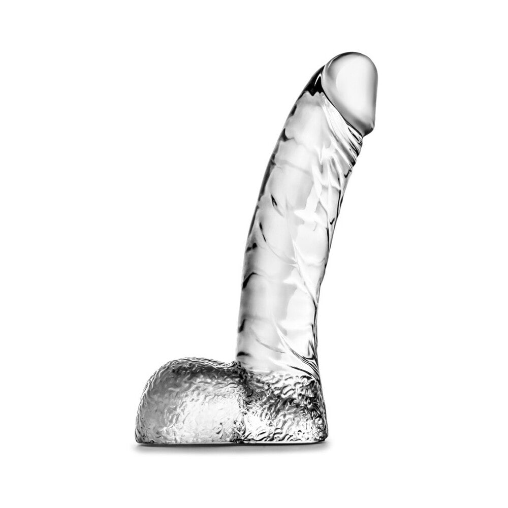 Blush Naturally Yours Ding Dong Realistic 5.5 in. Dildo with Balls Clear - Fantasies Boutique