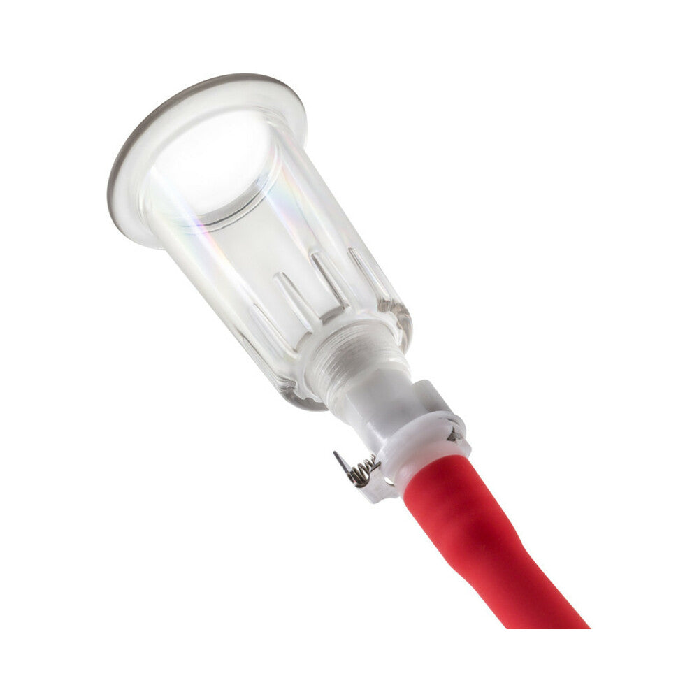 Temptasia - Nipple Pumping Cylinders - Set of 2 (1in Diameter) - Clear