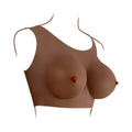 Gender X Undergarments Plate D-Cup Silicone Dark - Fantasies Boutique