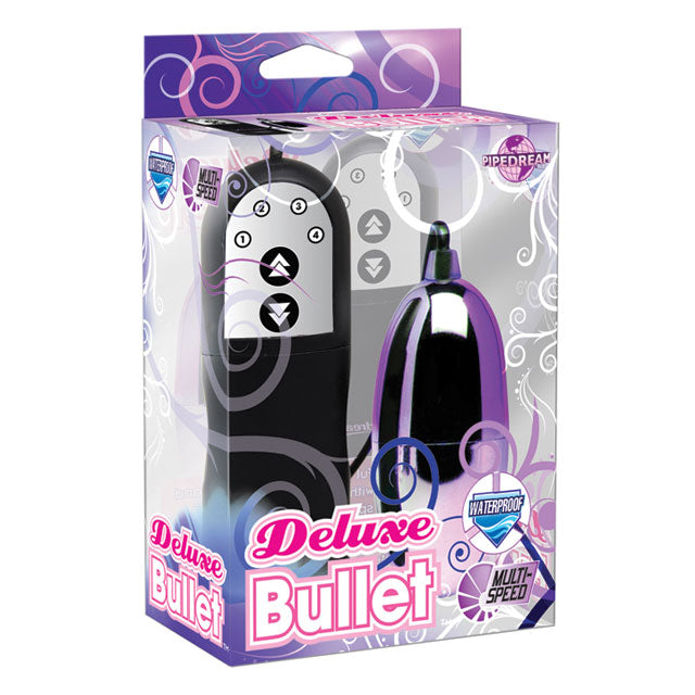 Pipedream Remote-Controlled Deluxe Bullet Vibrator Purple/Black - Fantasies Boutique