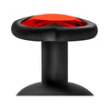 Blush Luxe 3-Piece Bling Plug Training Kit with Red Gem Base Black - Fantasies Boutique