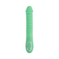 Evolved Full Throttle Rechargeable Warming Vibrator Silicone Mint Green