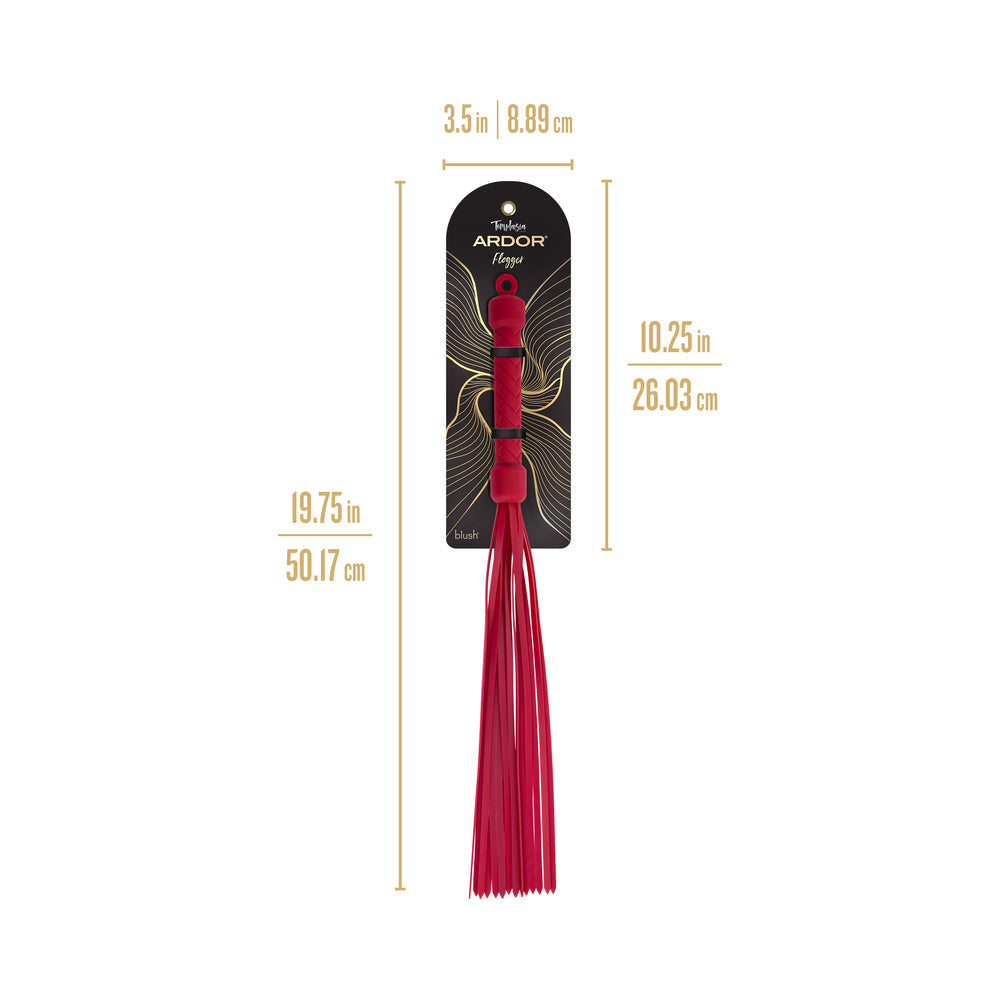 Temptasia Ardor Flogger Red