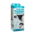 Vac-U-Lock Supreme Harness With Vibrating Plug Black - Fantasies Boutique