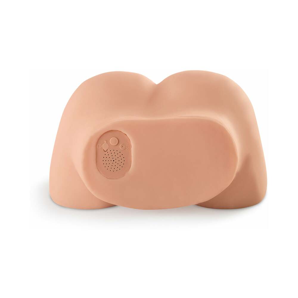 PDX Dirty Talk Interactive Fuck Me Silly Rechargeable Vibrating Dual-Entry Masturbator Beige - Fantasies Boutique