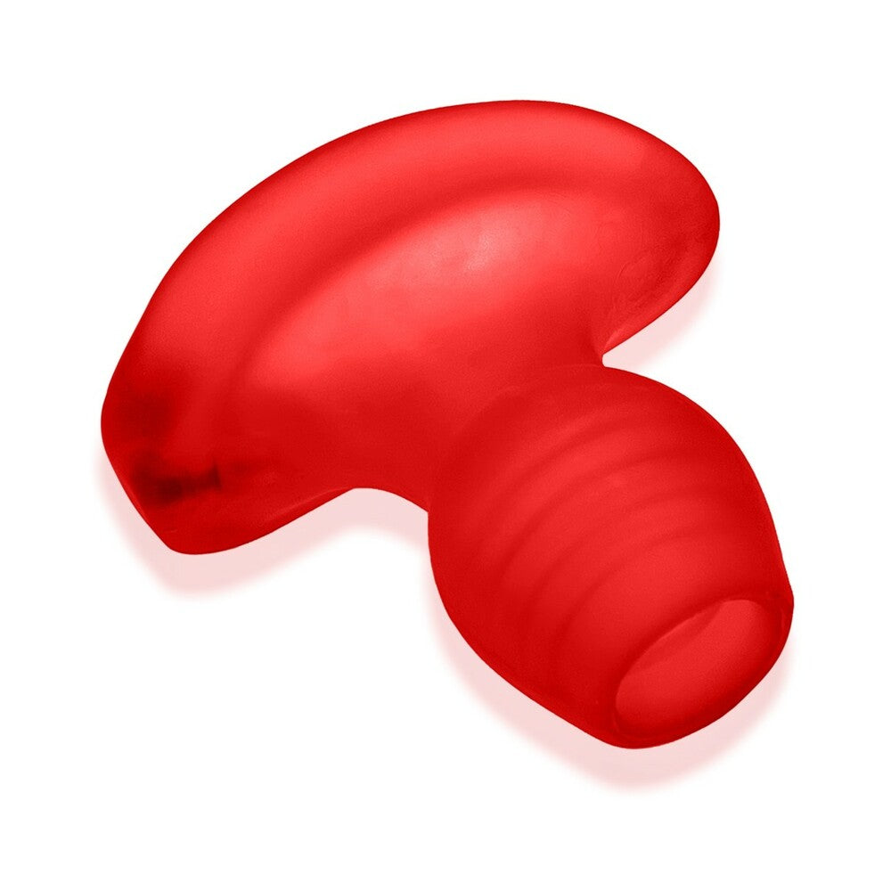 Oxballs Glowhole-1 Hollow Buttplug With LED Insert Small Red Morph - Fantasies Boutique