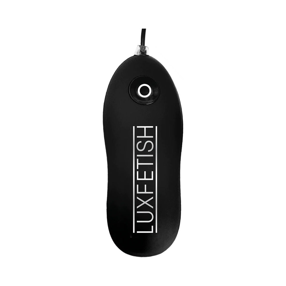 Lux Fetish 4 in. Inflatable Vibrating Butt Plug with Suction Base Remote-Controlled - Fantasies Boutique