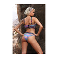 Fantasy Lingerie Vibes Love is Love Underboob Cutout Top & Cheeky Panty Rainbow Holo S/M - Fantasies Boutique