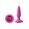 Glams Mini Anal Plug Pink Gem - Fantasies Boutique