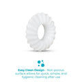 b-Vibe Flex Ring Ripple Ultra Soft Silicone C-Ring