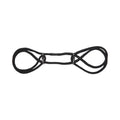 Japanese Style Bondage - 100% Cotton Wrist or Ankle Cotton Cuffs Black - Fantasies Boutique