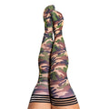Kixies Alex Camouflage Thigh-High Size D - Fantasies Boutique