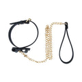 Temptasia Ardor Collar & Leash Black with Bow